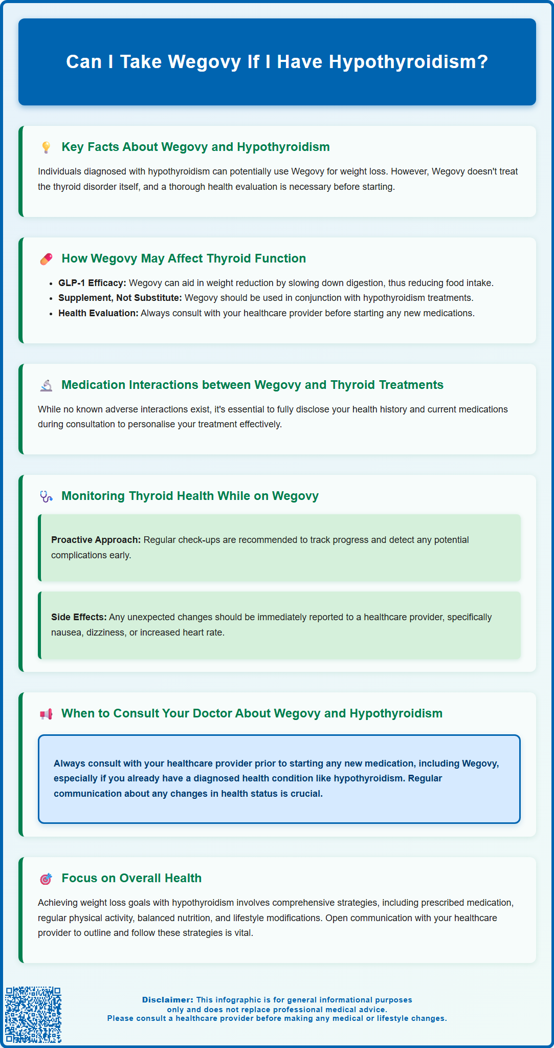 can i take wegovy if i have hypothyroidism
