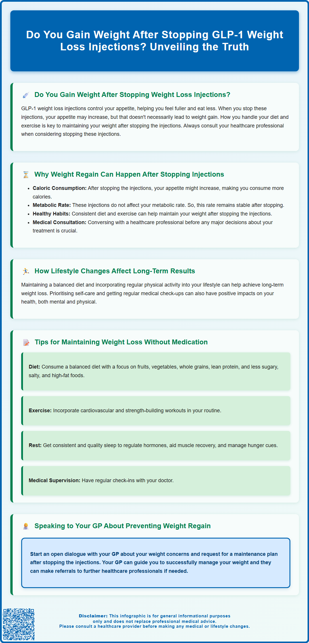do you gain weight after stopping weight loss injections