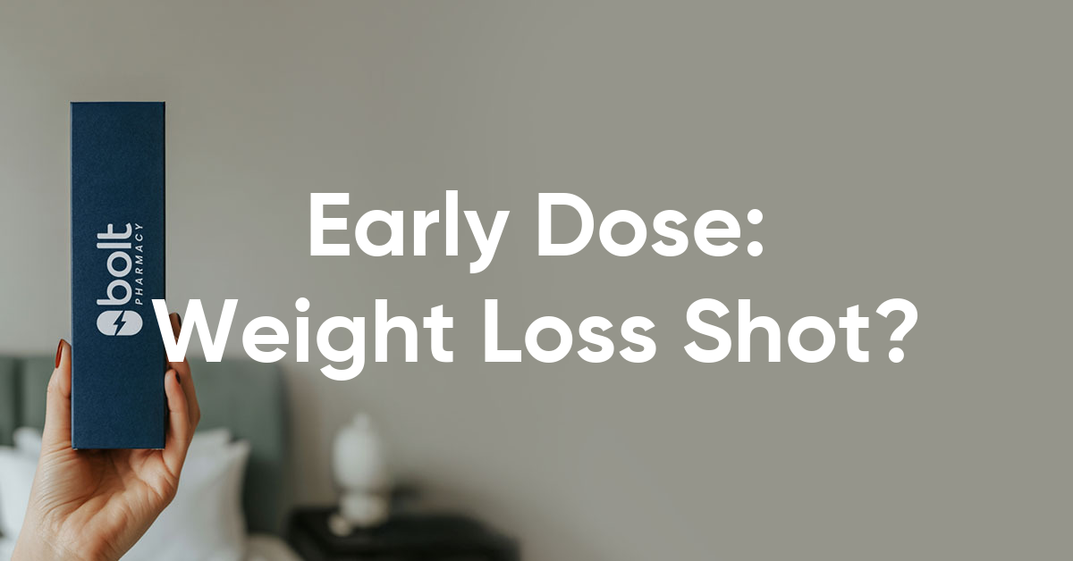 can i take my weight loss injection a day early