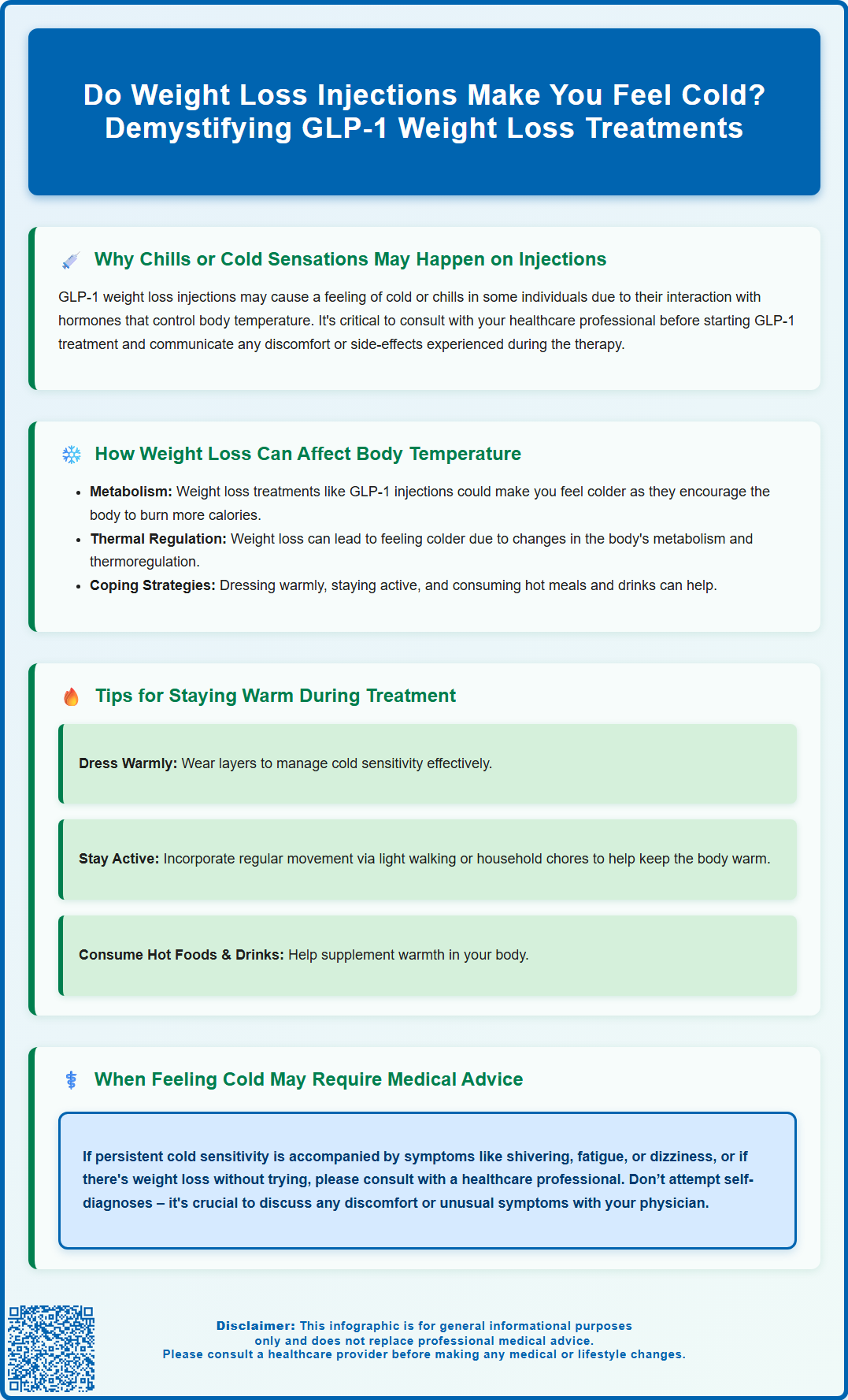 do weight loss injections make you cold