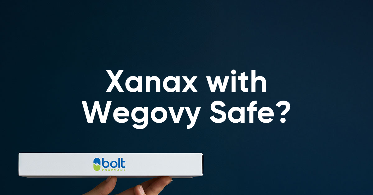 can i take xanax with wegovy