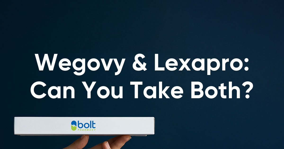 can you take wegovy and lexapro
