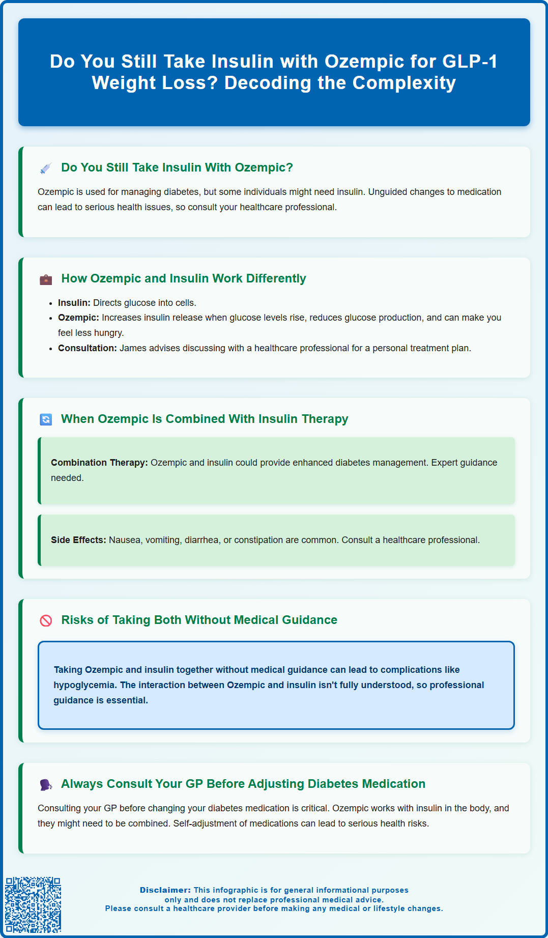 do you still take insulin with ozempic