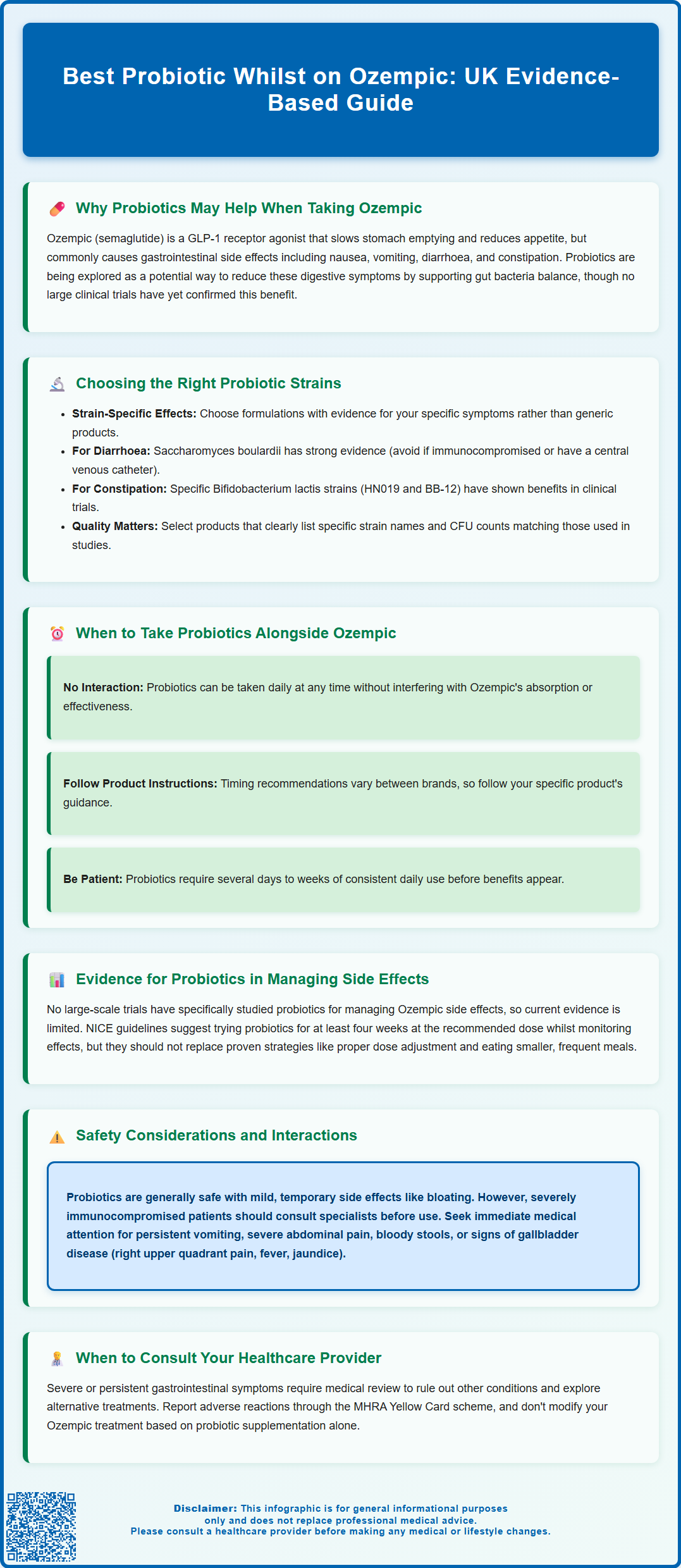 best probiotic while on ozempic