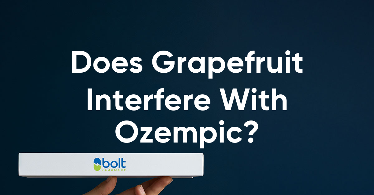does grapefruit interfere with ozempic
