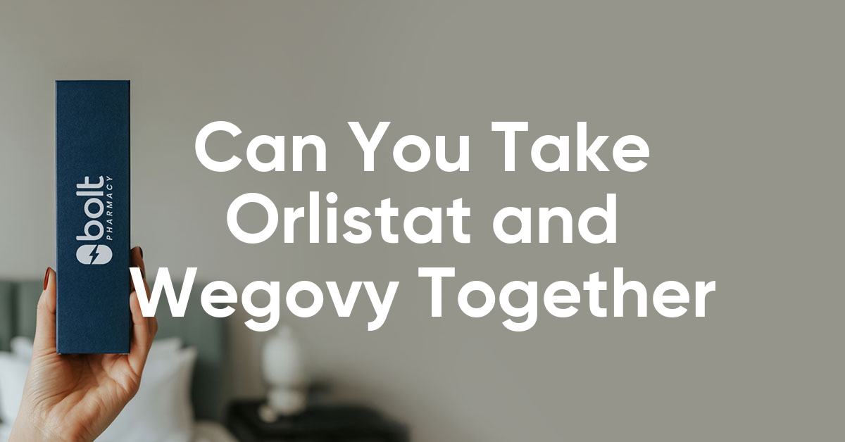 can you take orlistat and wegovy together