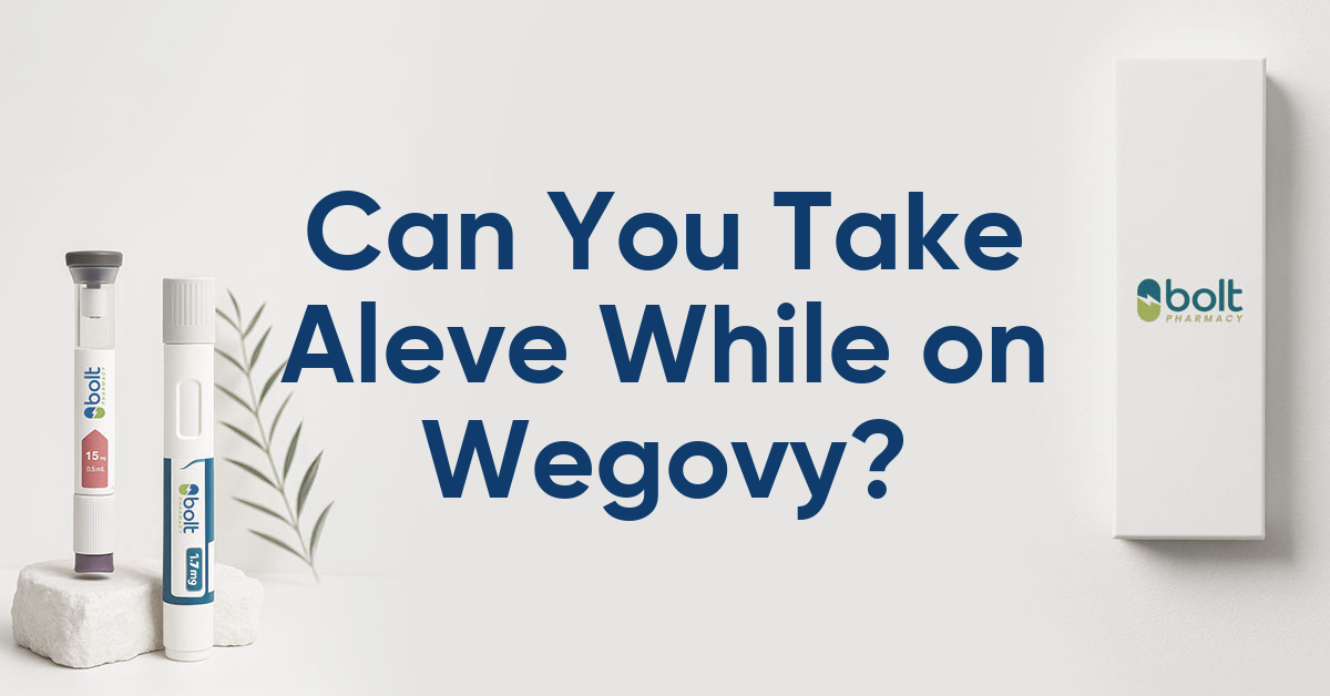 can you take aleve while on wegovy