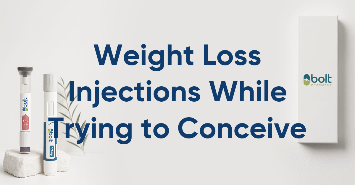 can you take weight loss injections while trying to conceive