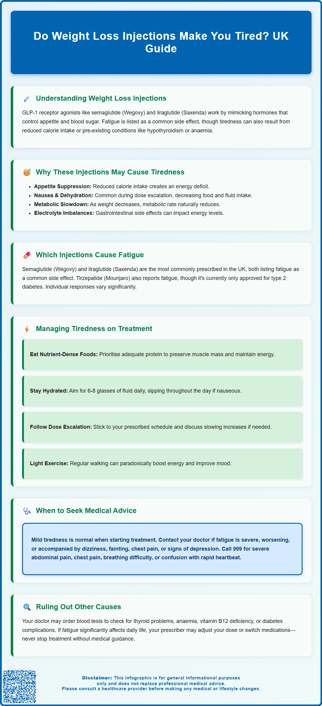 do weight loss injections make you tired