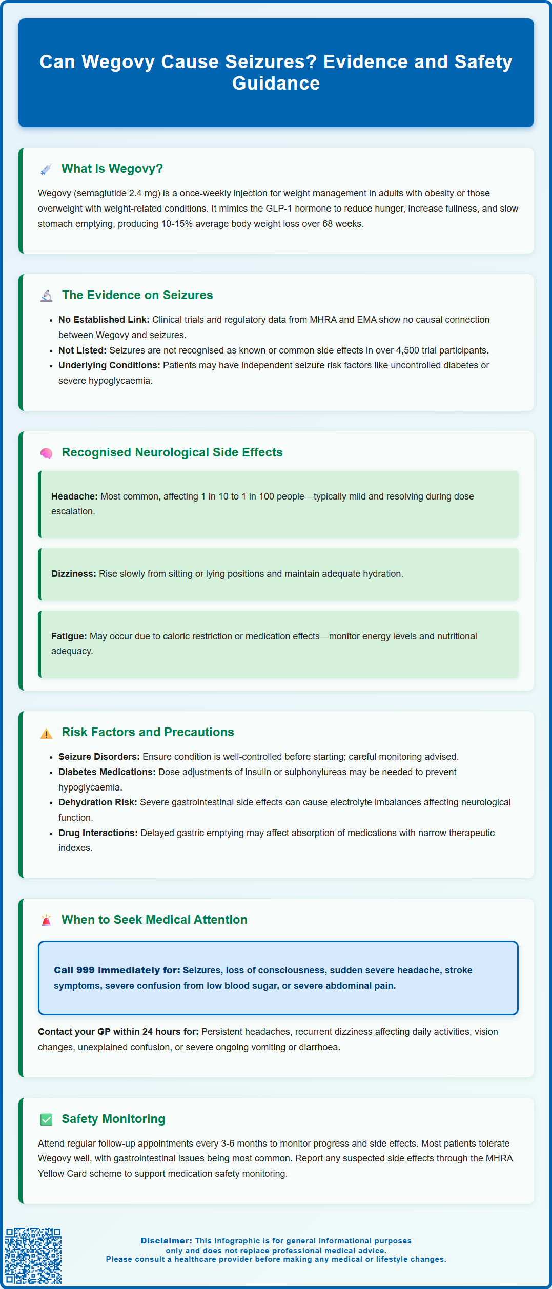can wegovy cause seizures