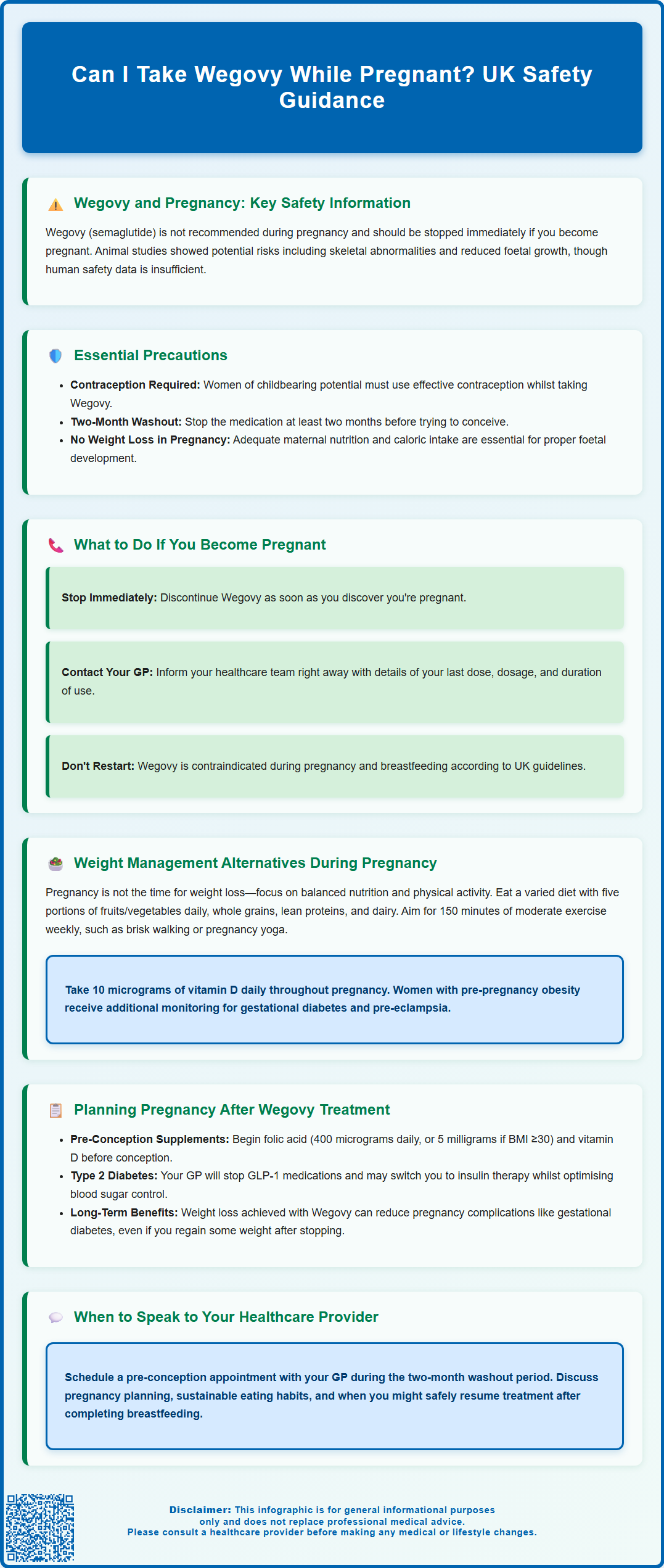 can i take wegovy while pregnant