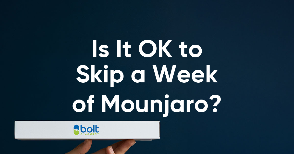 is it ok to skip a week of mounjaro