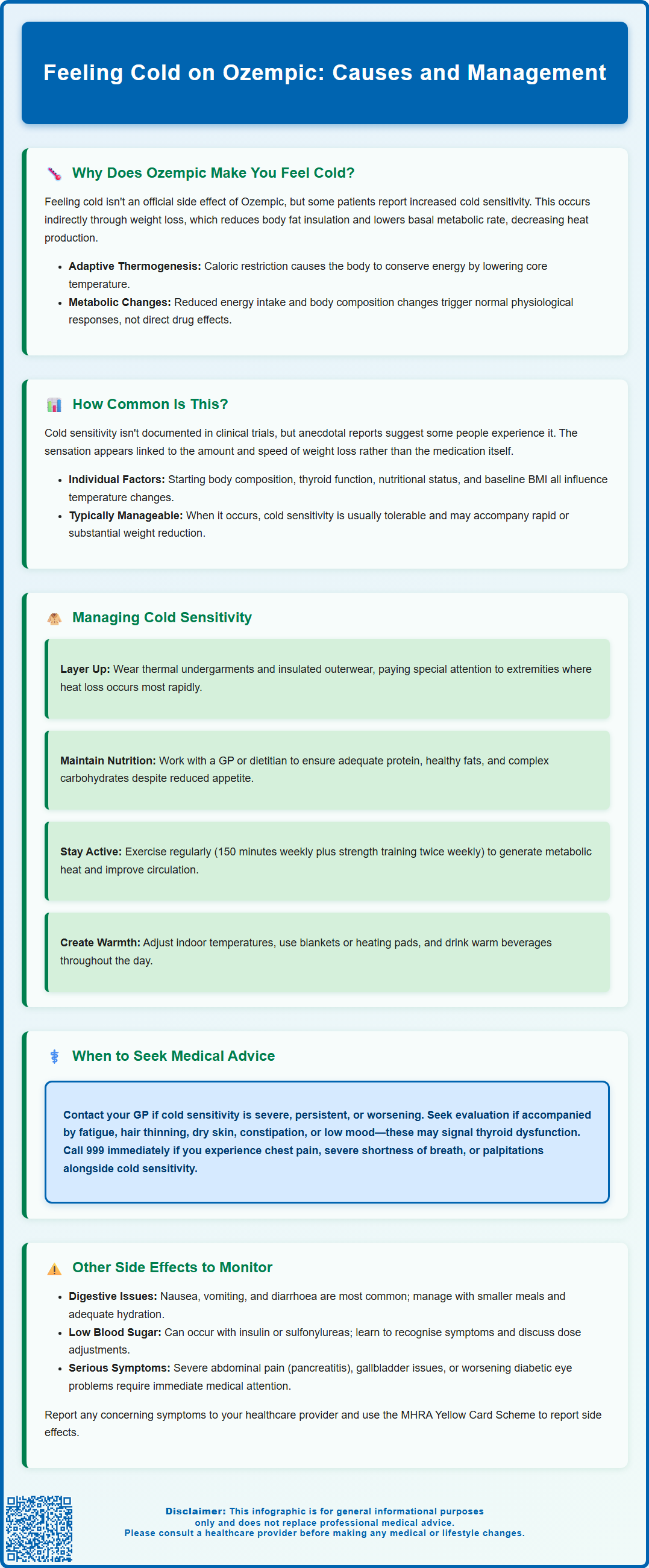 feeling cold on ozempic