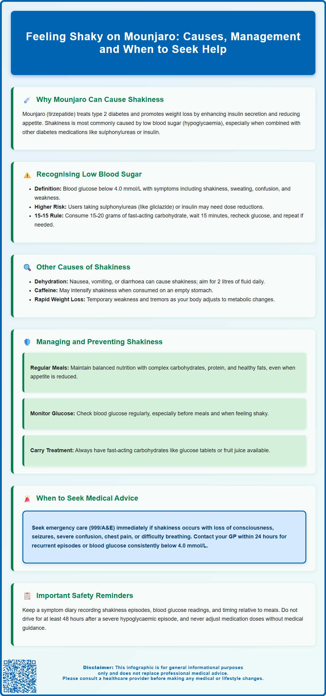 feeling shaky on mounjaro