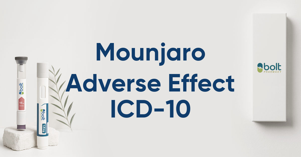 mounjaro adverse effect icd 10