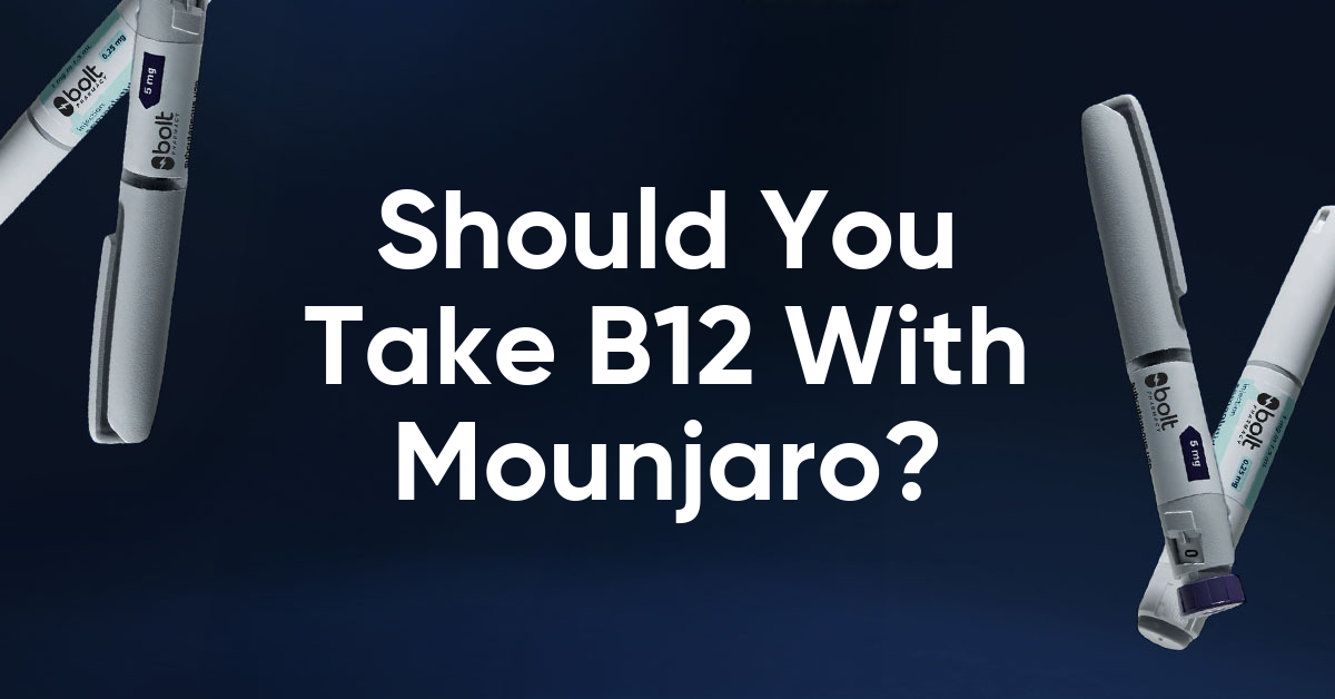 should you take b12 with mounjaro