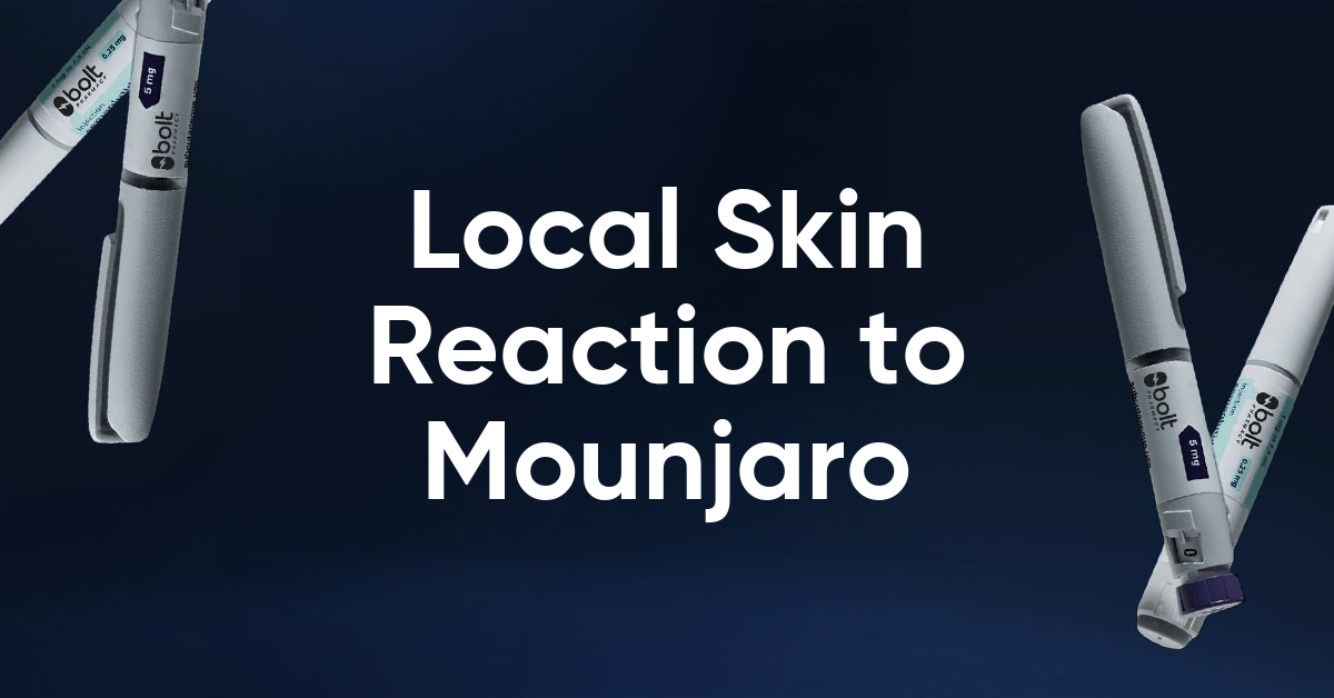 local skin reaction to mounjaro