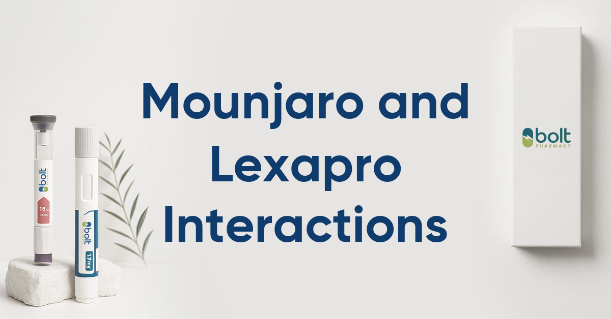 mounjaro and lexapro interactions