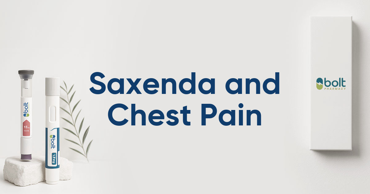 saxenda and chest pain