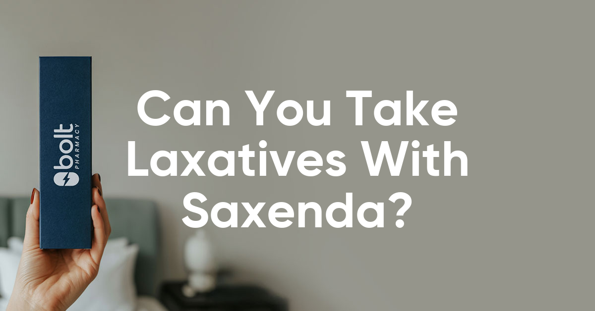can you take laxatives with saxenda