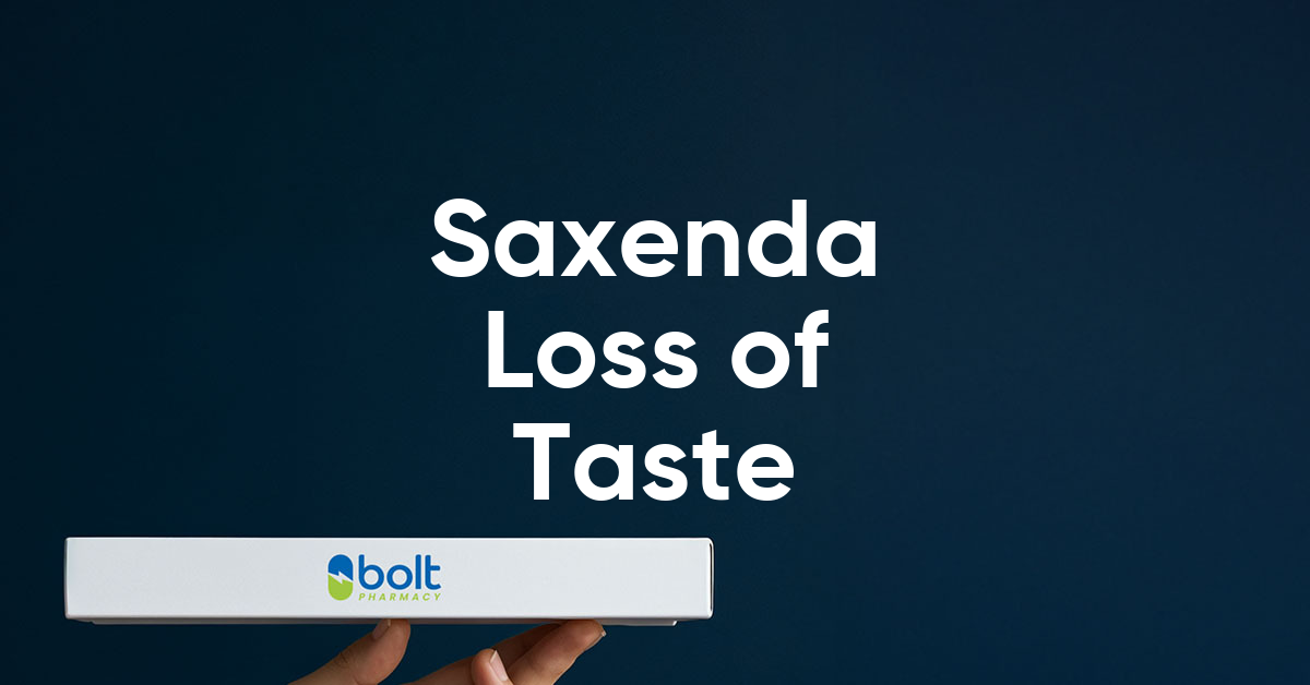 saxenda loss of taste