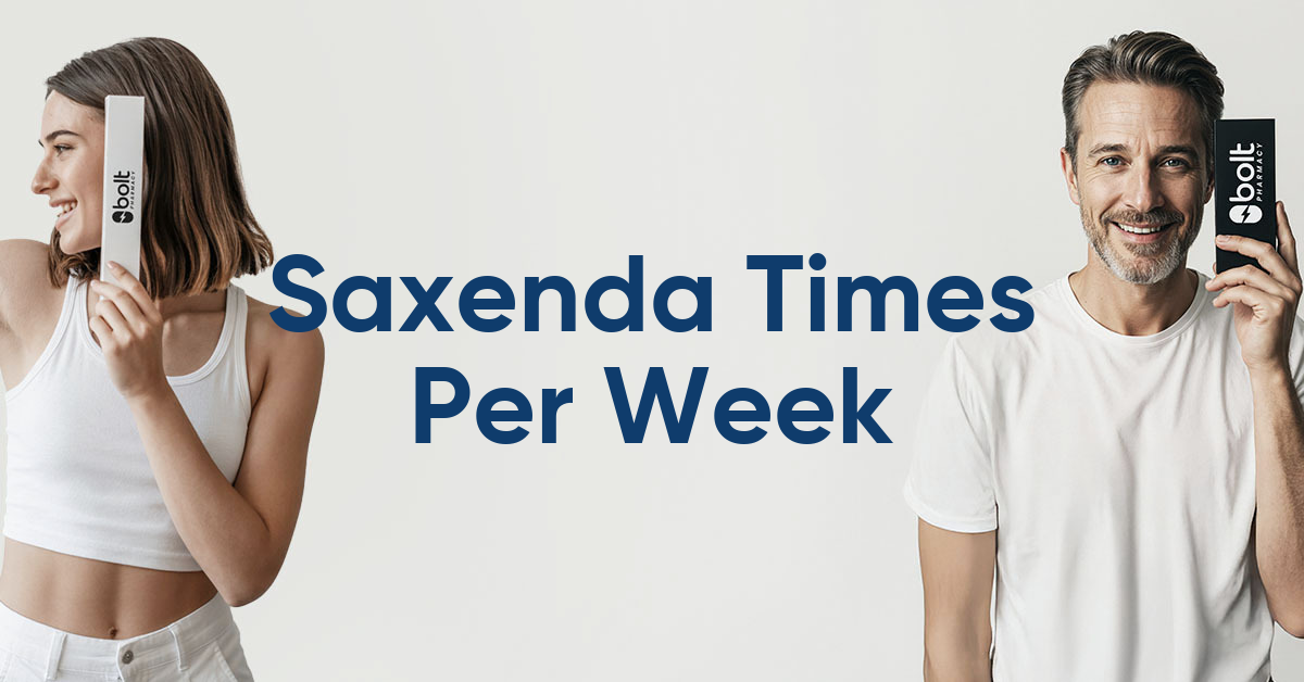 saxenda times per weeek