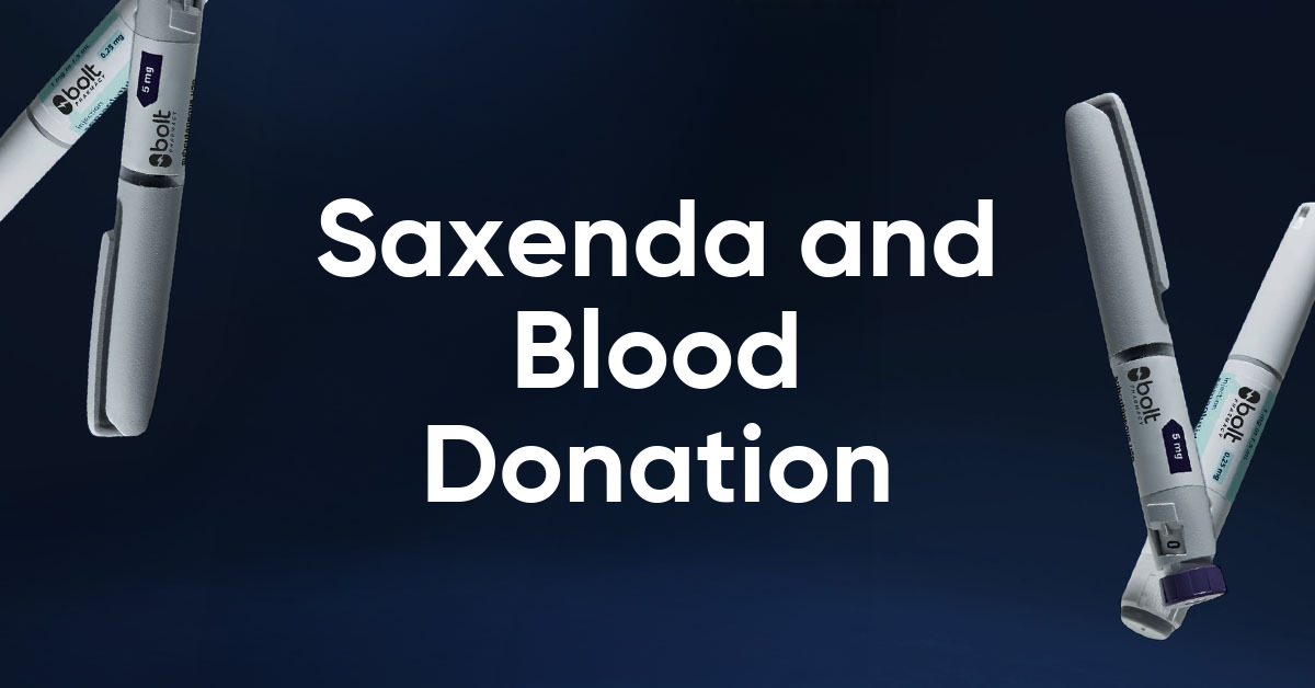saxenda and blood donation