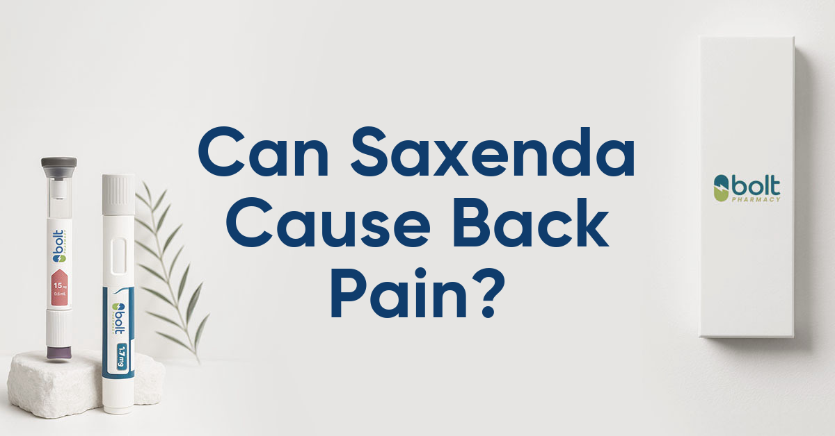 can saxenda cause back pain