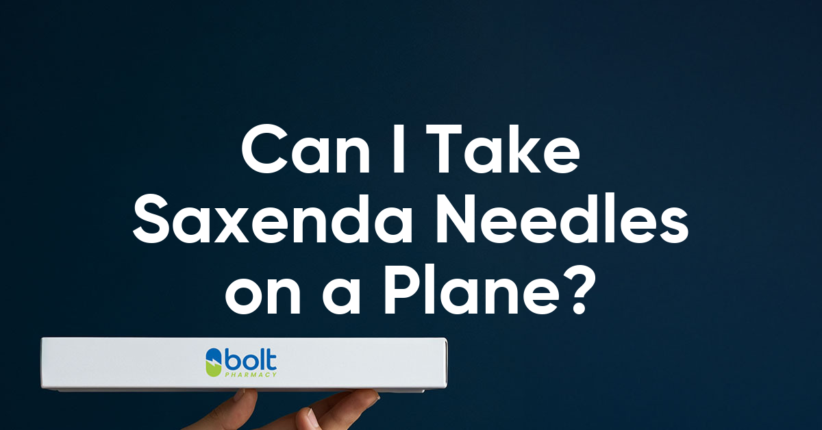 can i take saxenda needles on a plane