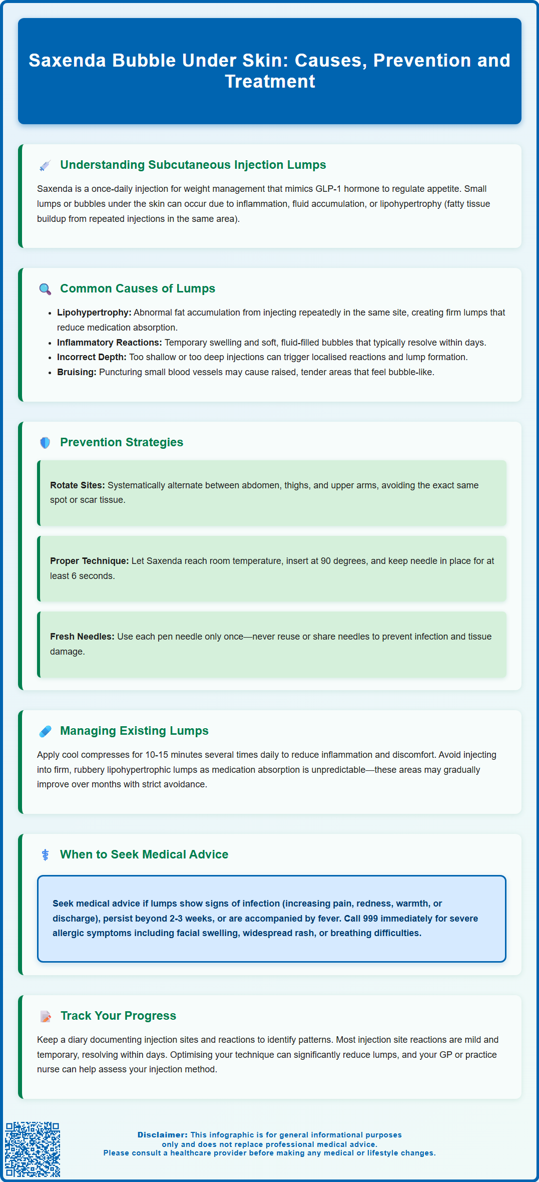 saxenda bubble under skin