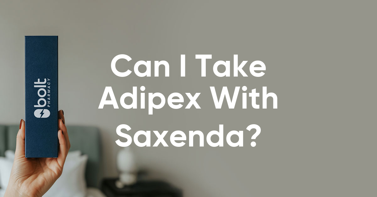 can i take adipex with saxenda