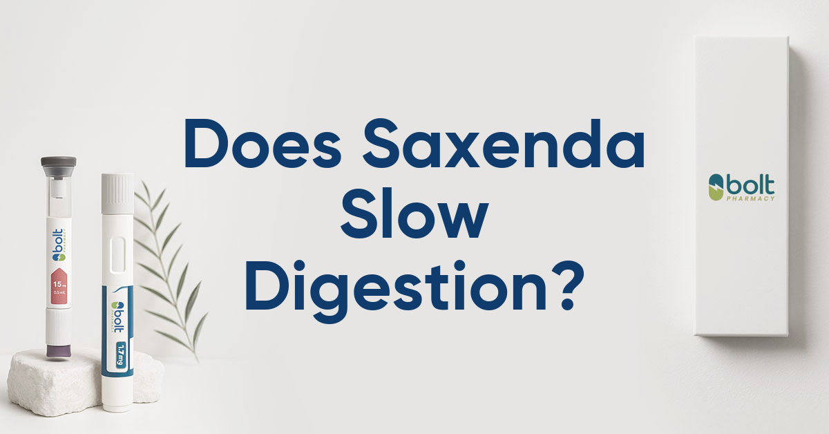 does saxenda slow digestion
