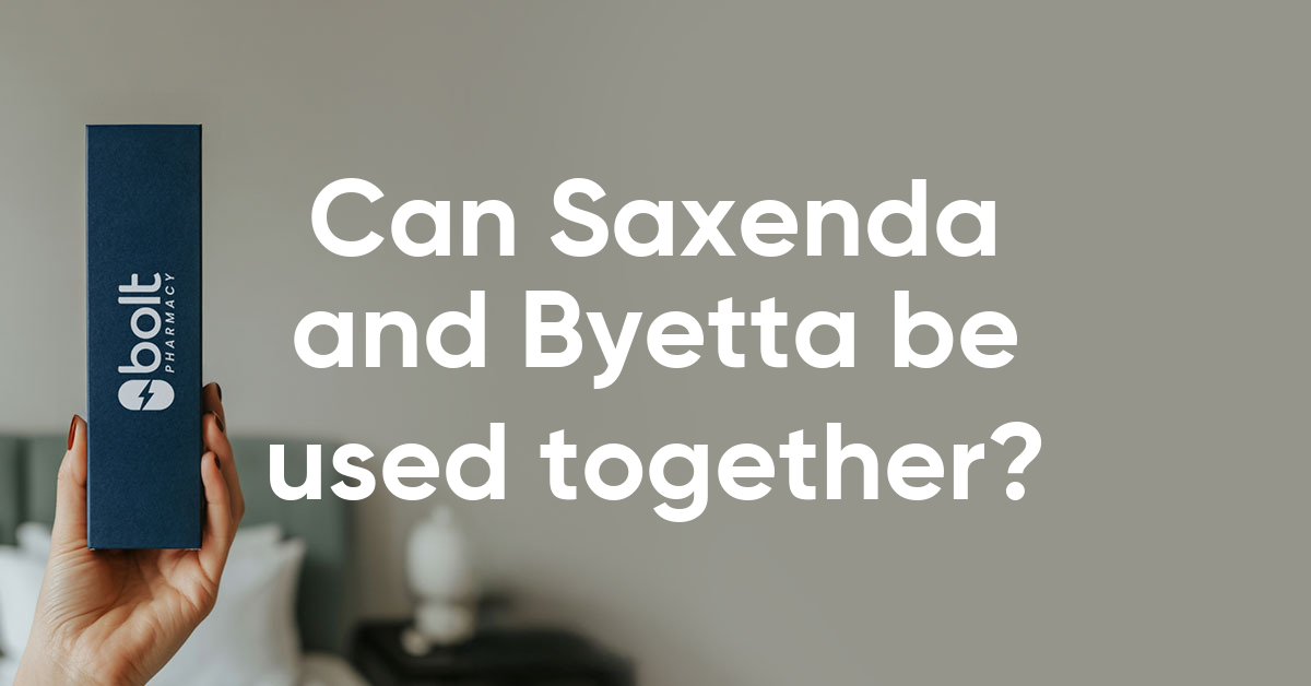 can saxenda and byetta be used together