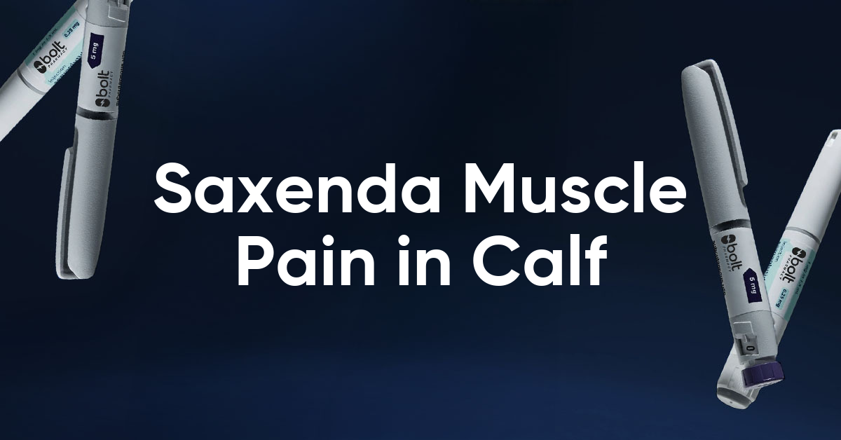 saxenda muscle pain calf