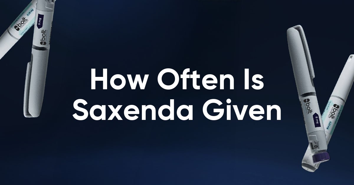 how often is saxenda given