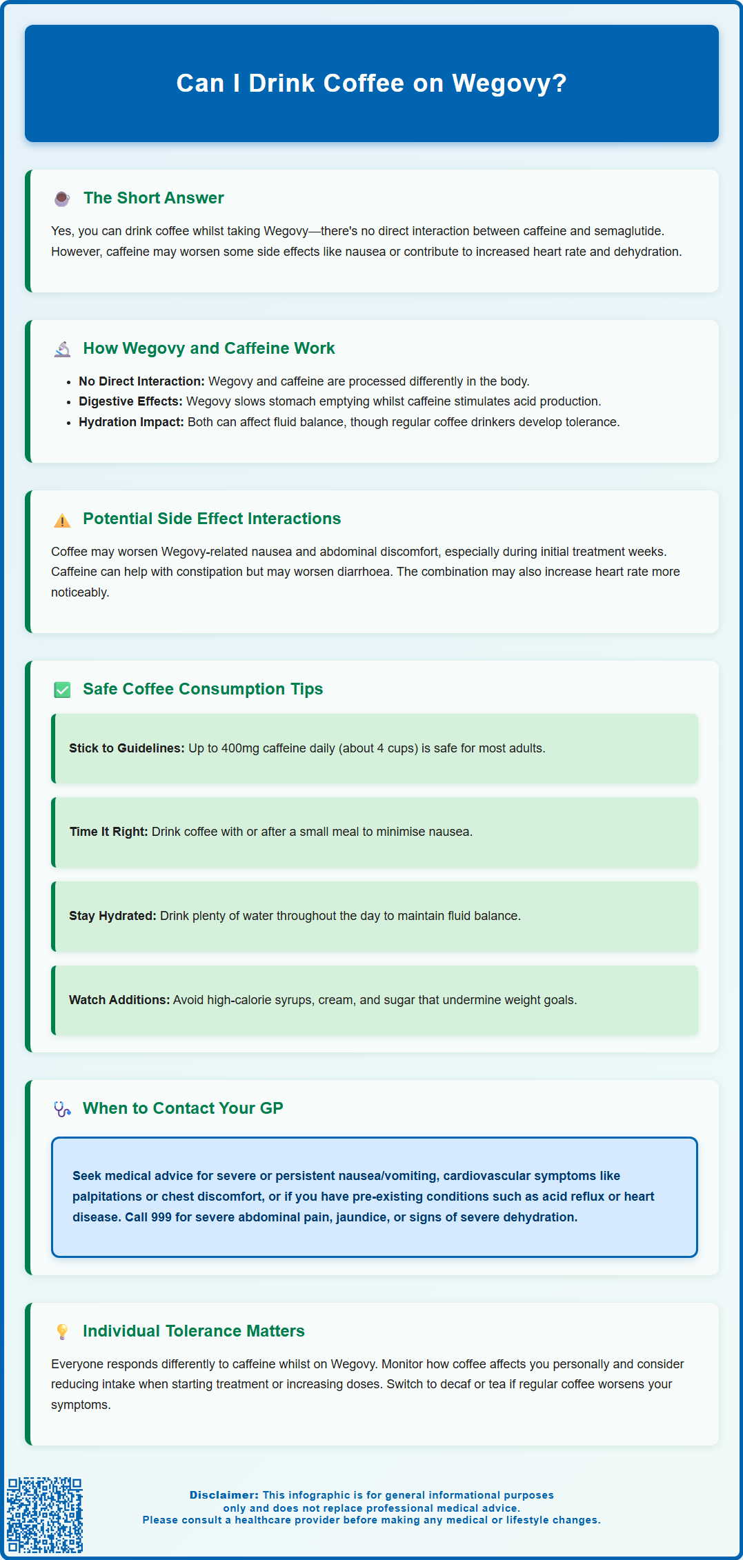 can i drink coffee on wegovy