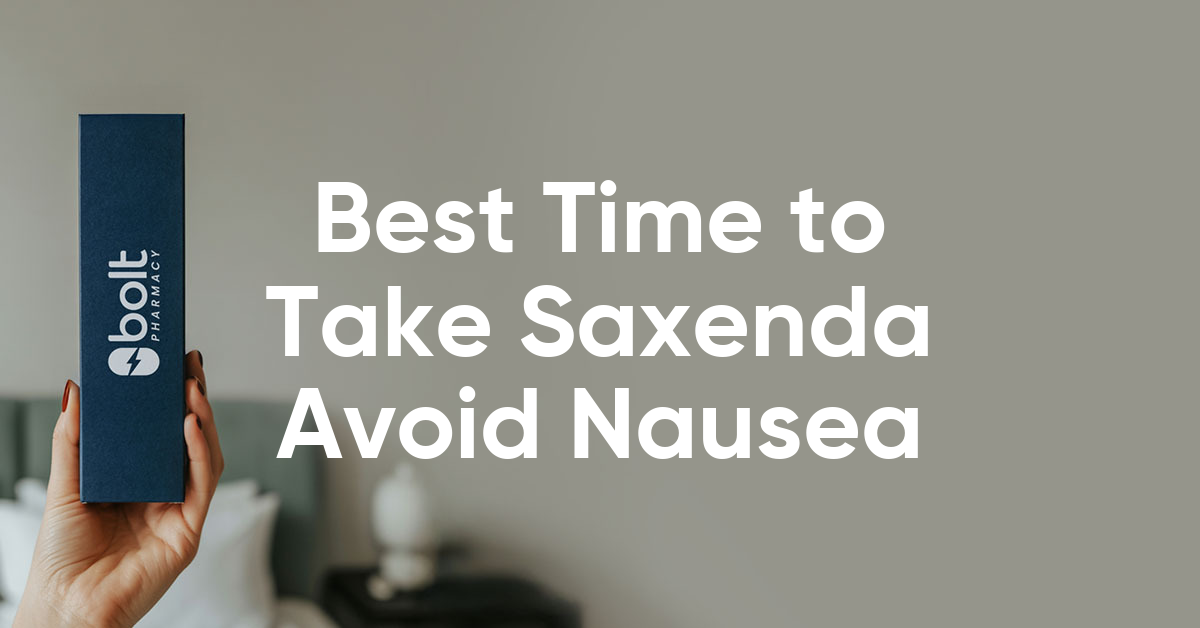 best time to take saxenda to avoid nausea