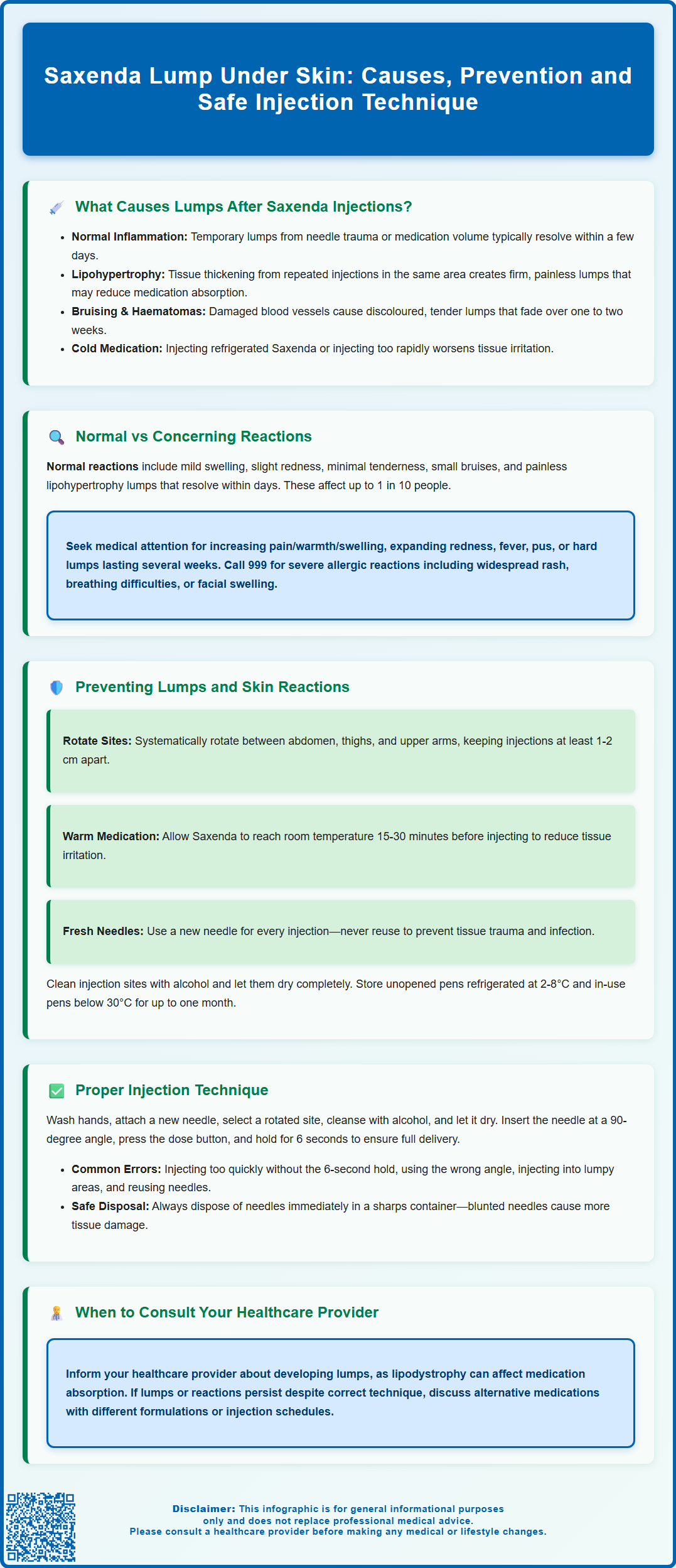 saxenda lump under skin