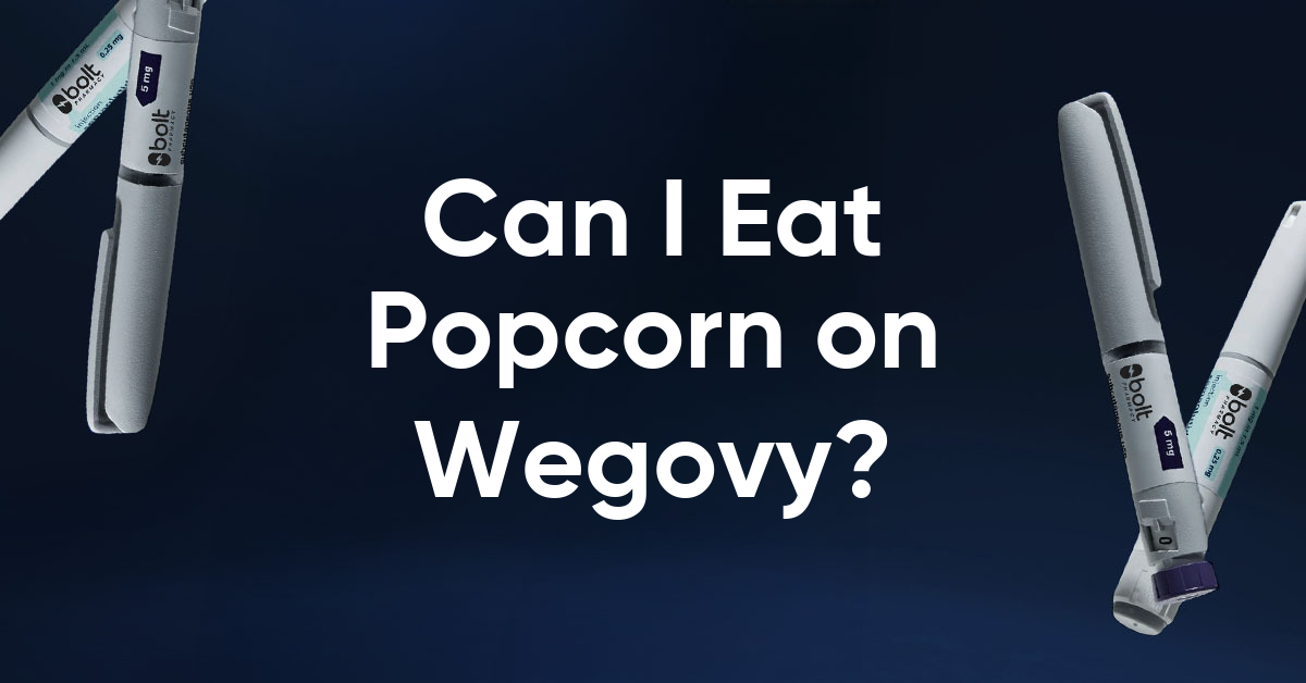 can i eat popcorn on wegovy