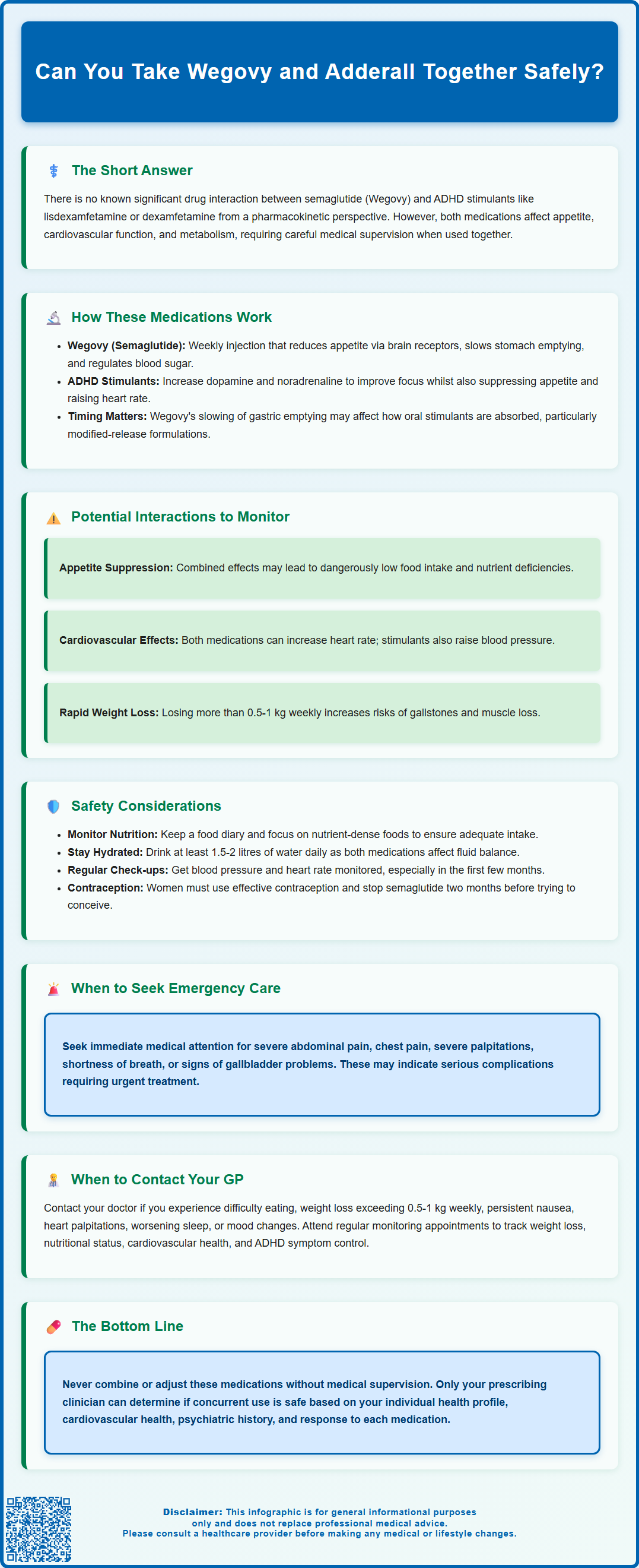 can you take wegovy and adderall together