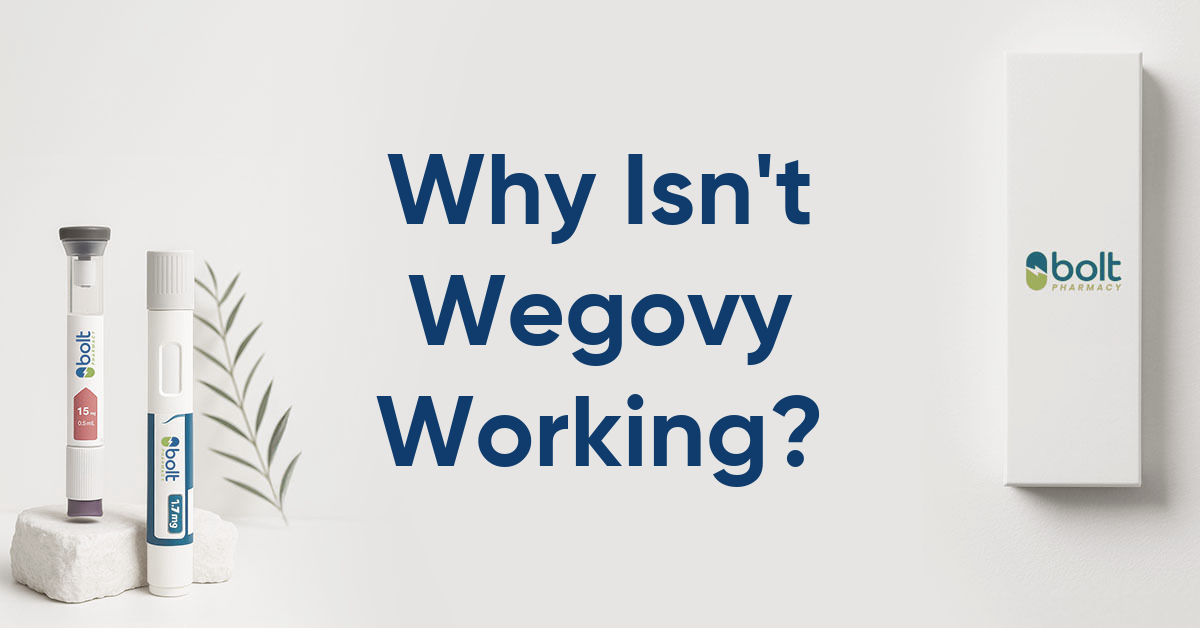 why isnt wegovy working for me