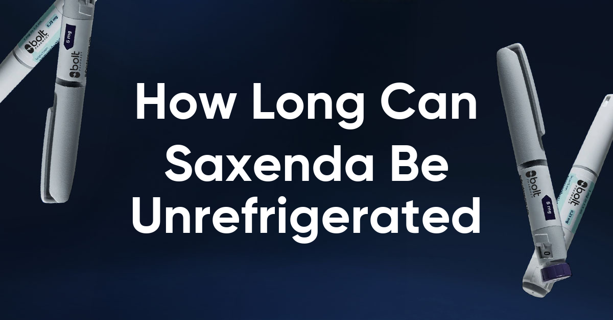 how long can saxenda be left unrefrigerated