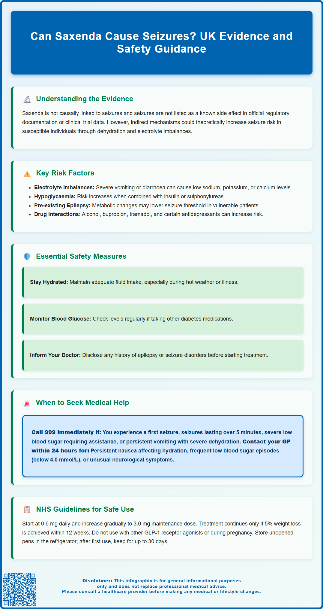 can saxenda cause seizures