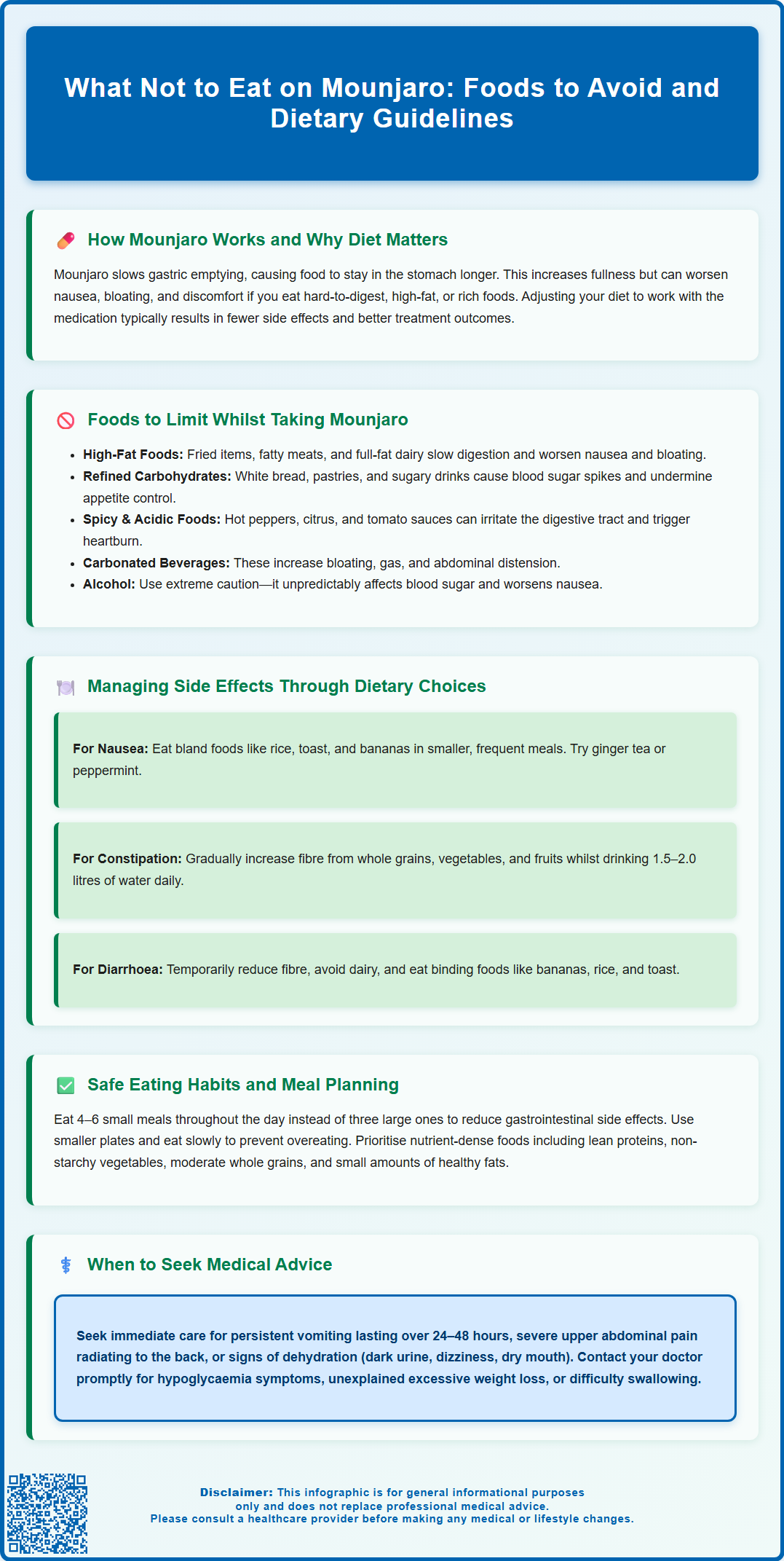 what not to eat on mounjaro