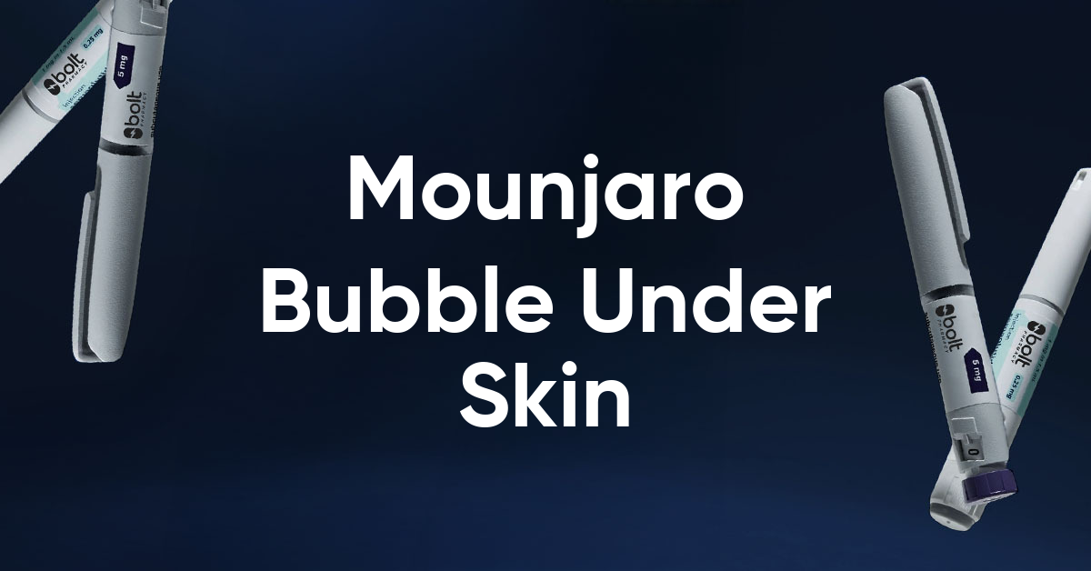 mounjaro bubble under skin