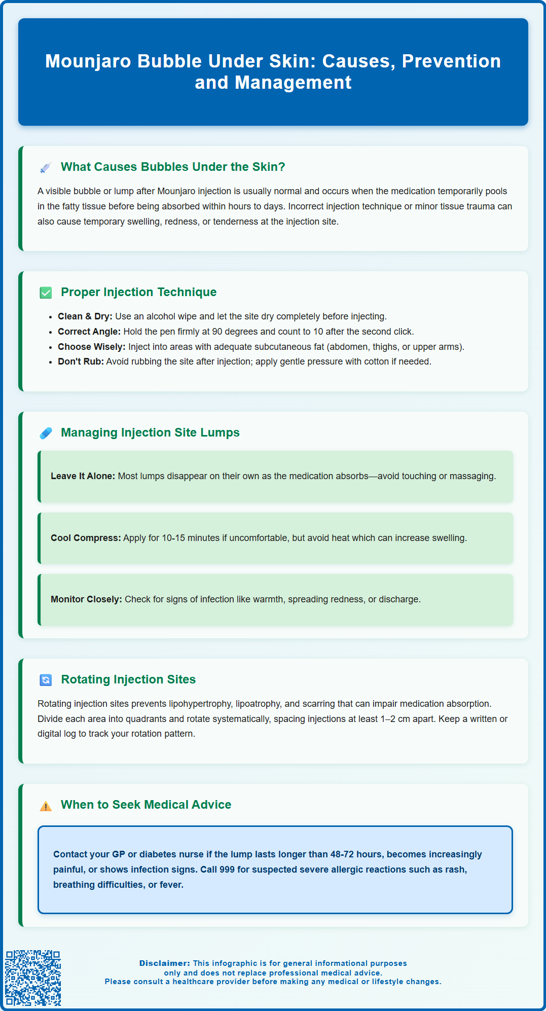 mounjaro bubble under skin