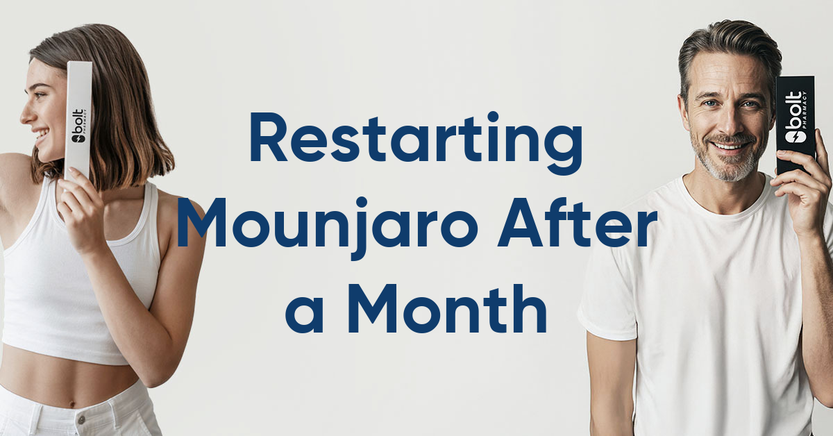 restarting mounjaro after a month