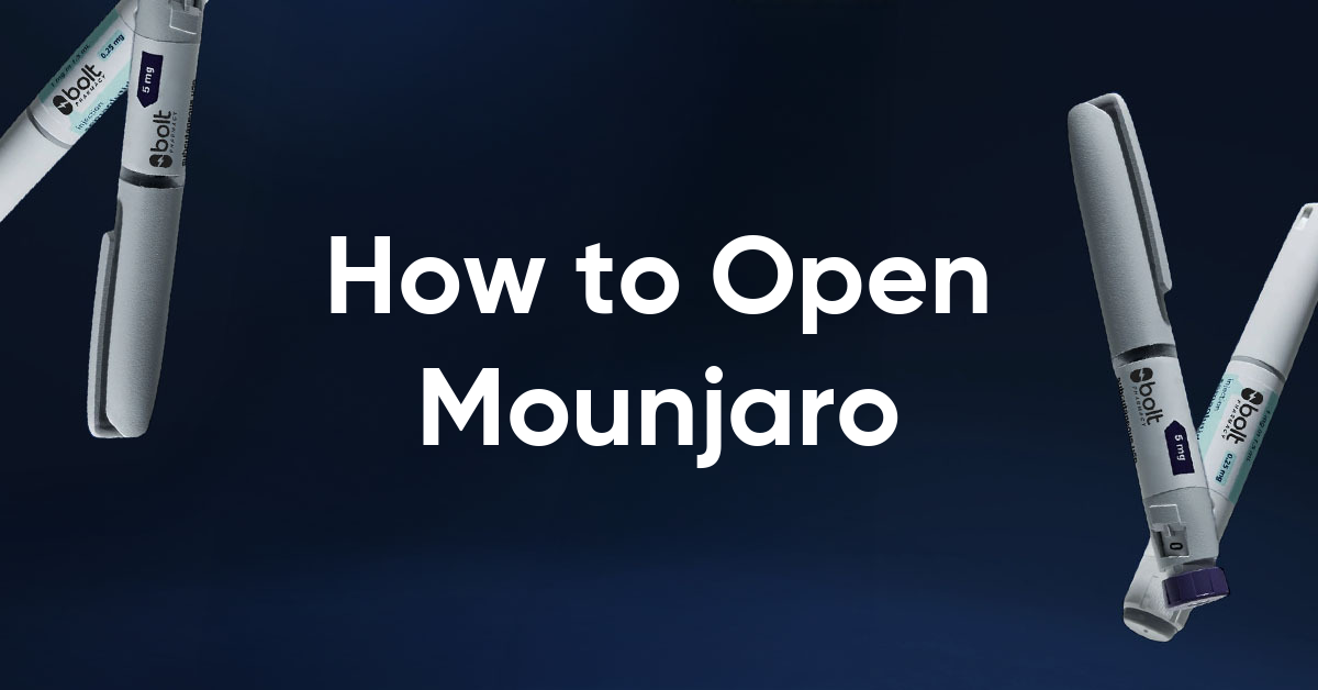 how to open mounjaro