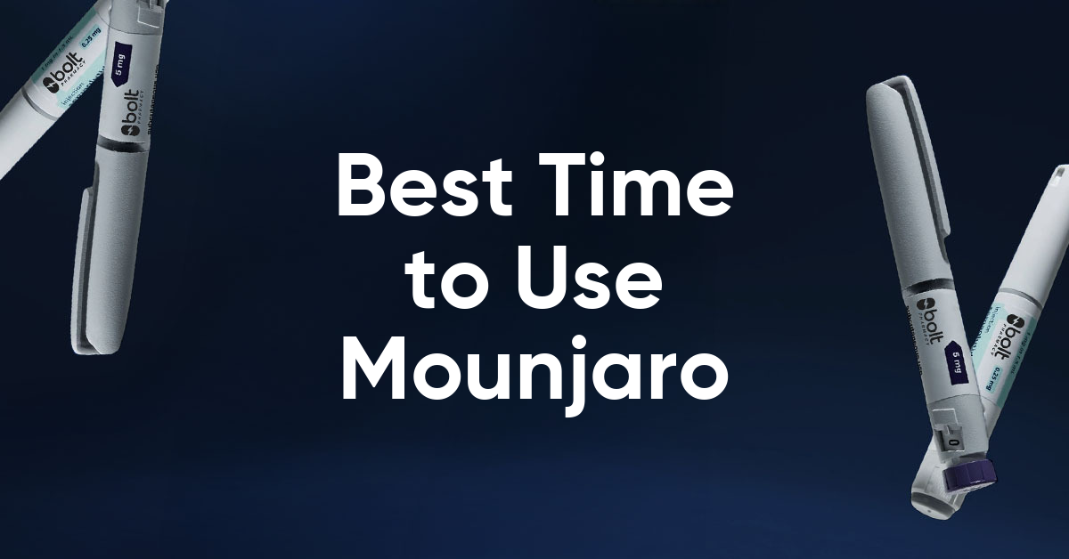 best time to use mounjaro