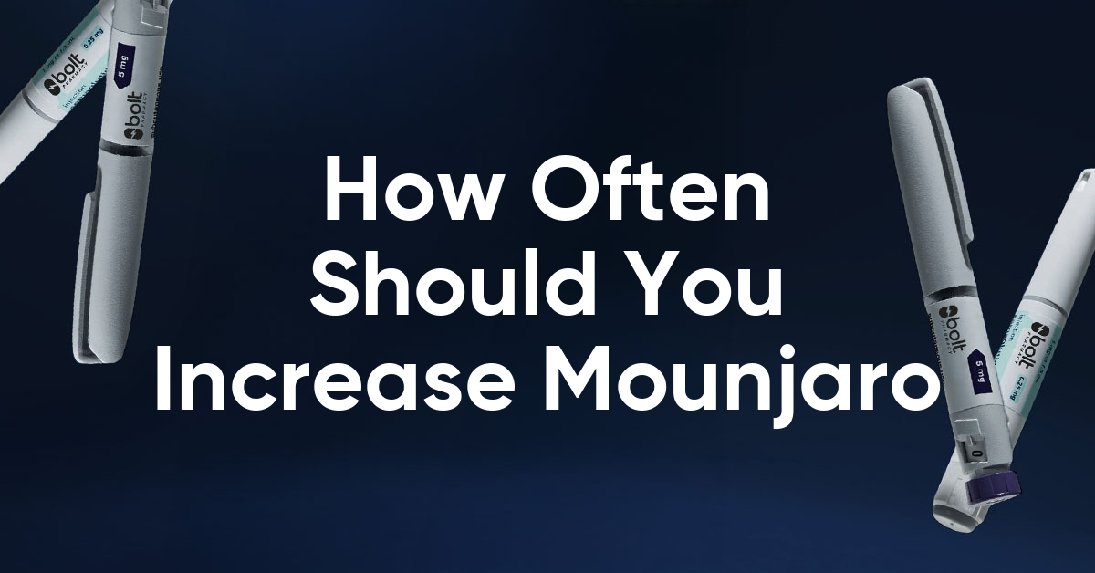 how often should you increase mounjaro